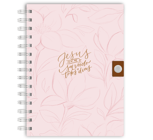 Agenda Católica 2026 - Jesus me salva (rosa)